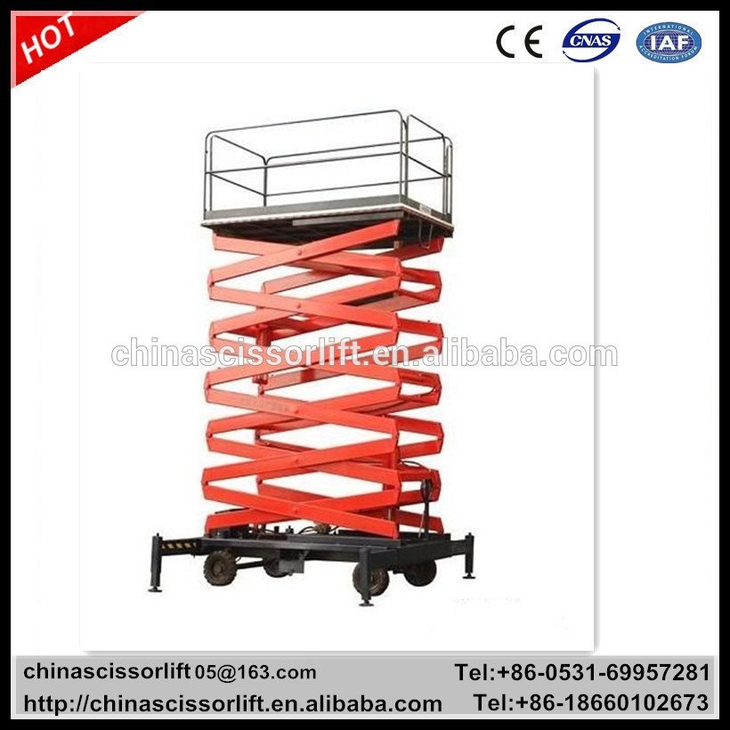 16 meters 300kg mobile hydraulic one man lift elevator