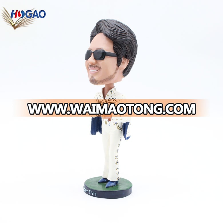 China suppliers new products resin fashion star figurine  bobble head