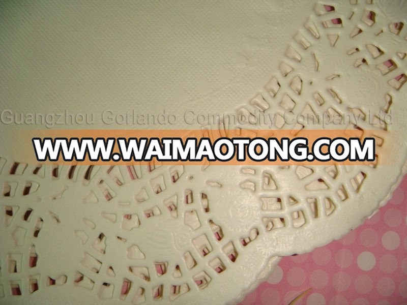 200pcs 35CM*25CM Romantic Embossed Rectangle Paper Doilies Lace