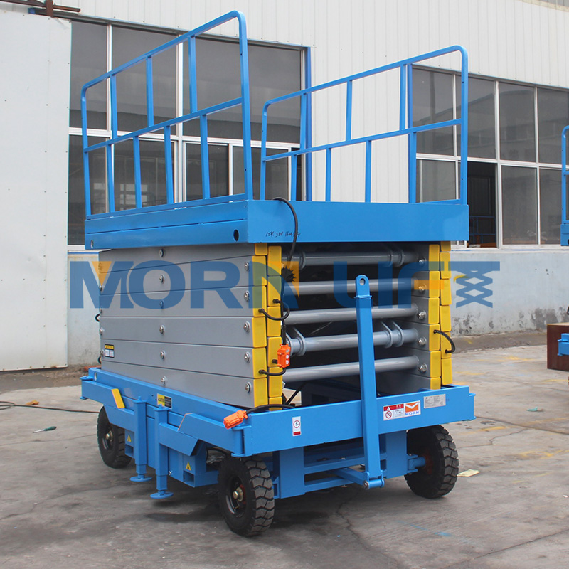 Shandong mobile scissor lift table batteries for sale