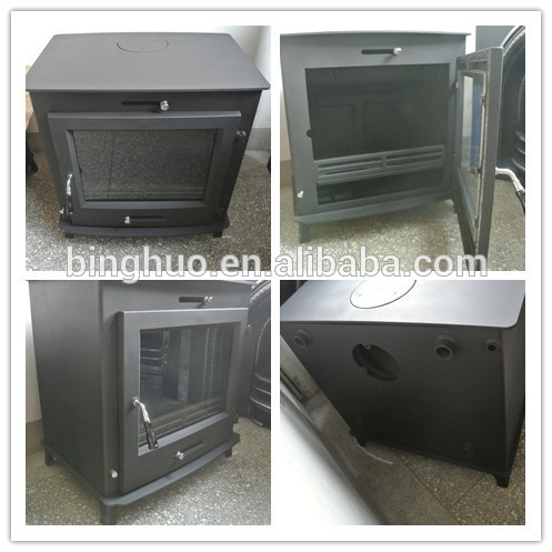 wood burning stove with water jacket,thermostat boiler stove