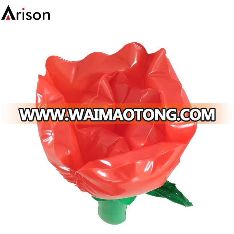 PVC inflatable rose flower modle potter