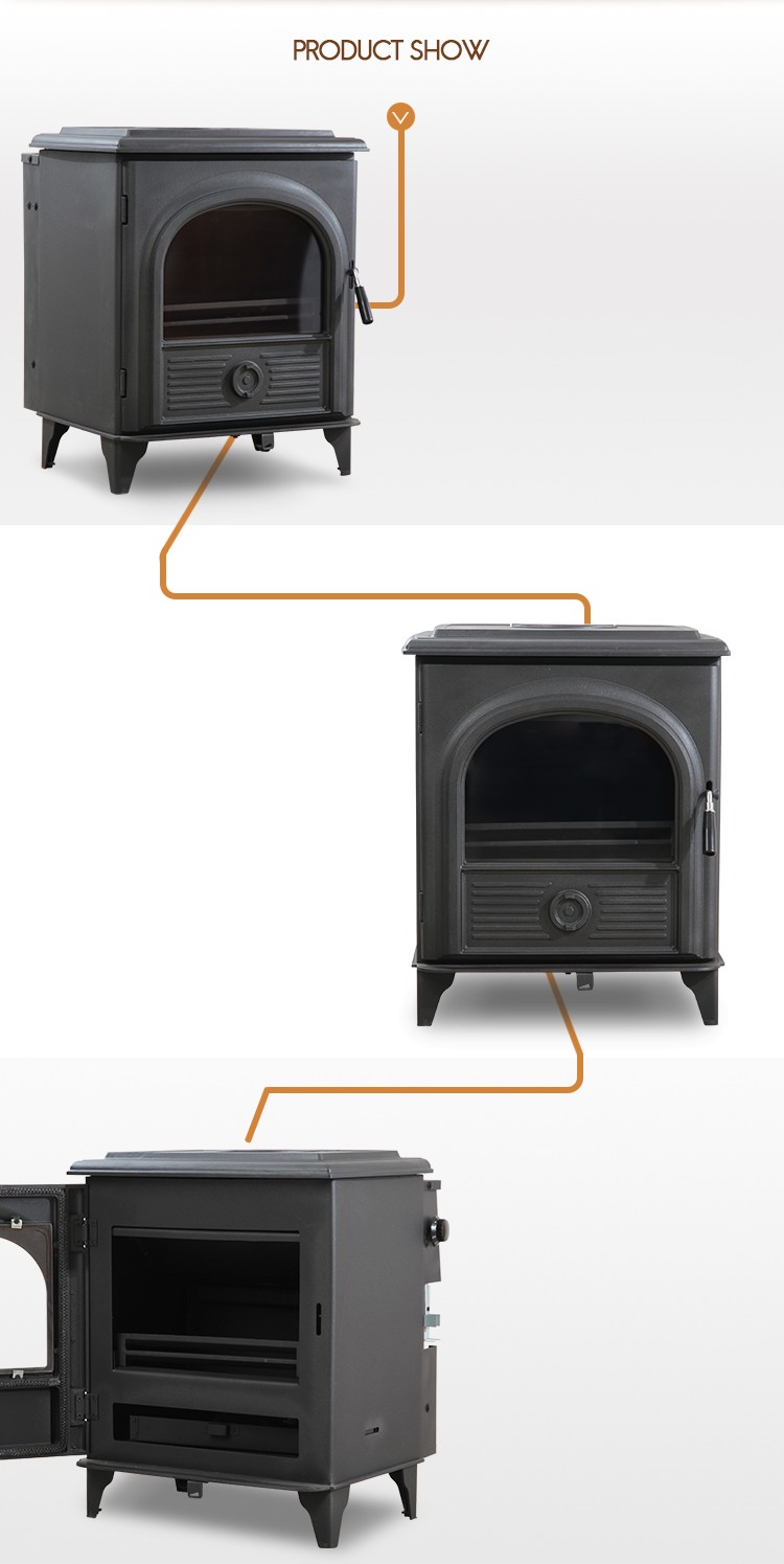 best selling Multi Fuel and large output wood burner stove and fireplace with water boiler AL910B