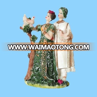 resin indian wedding couple figurine