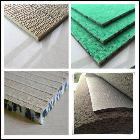 China decorative crepe fabric foam carpet under sponge