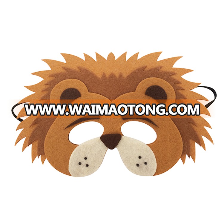 Kids cosplay animal felt mask paw tail costumes Party Mask for party