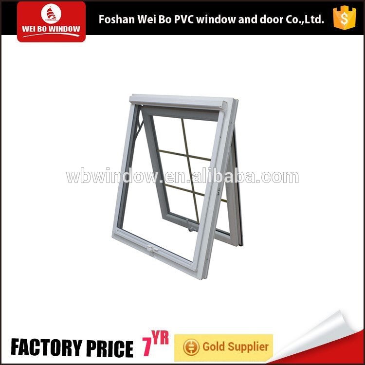 2018 Plastic cheap house pvc awning windows for sale