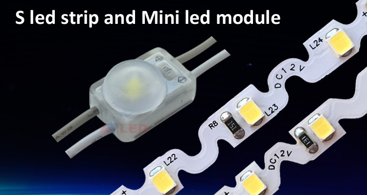 Waterproof injection dc12v 0.36w smd 2835 1 lamp mini led module