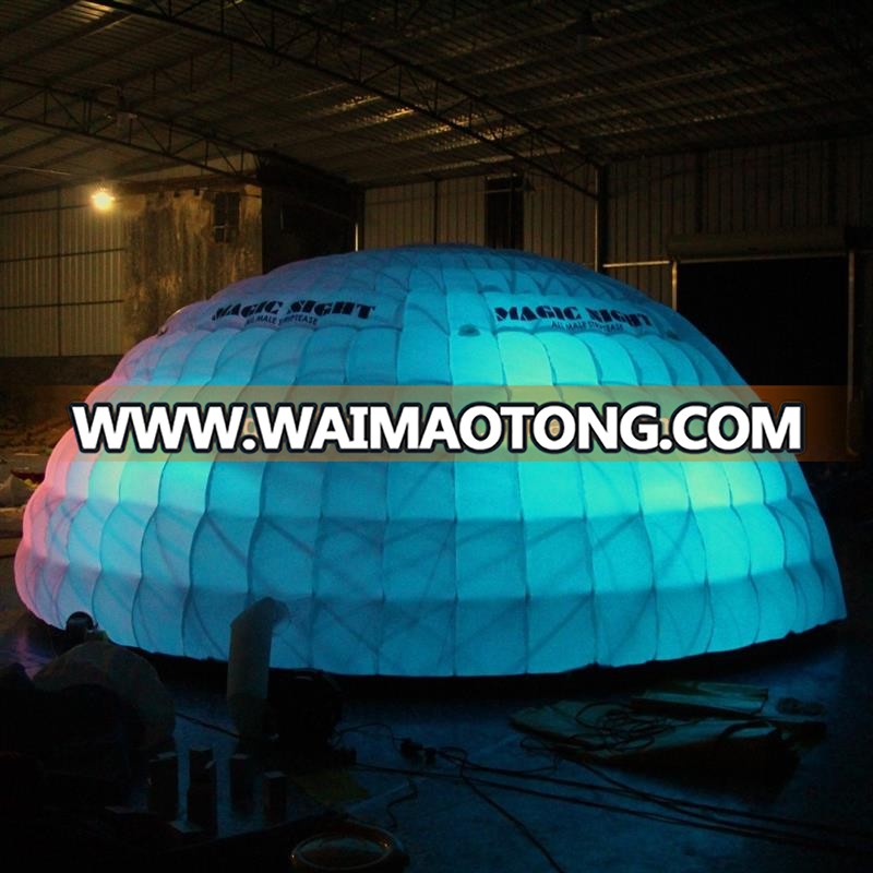 LED inflatable dome tent portable led light inflatable tent BG-A0618