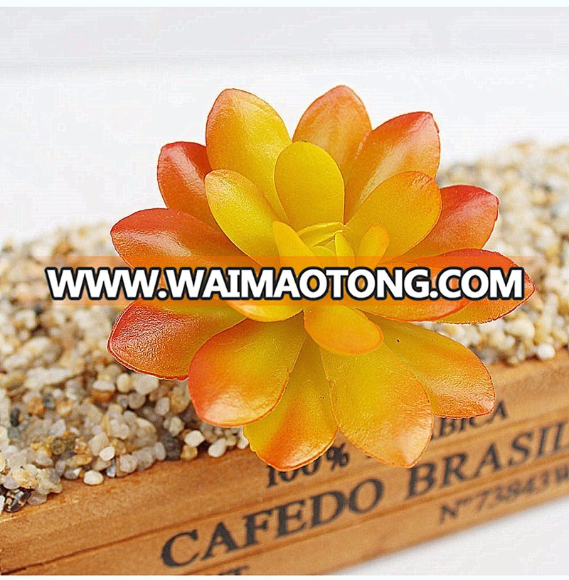 Factory fake plants artificial plastic mini flower succulent plants