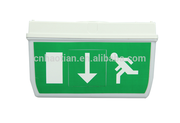 IP 65 20 pcs SMD 2835 LED fire safety exit sign for emergency warning light