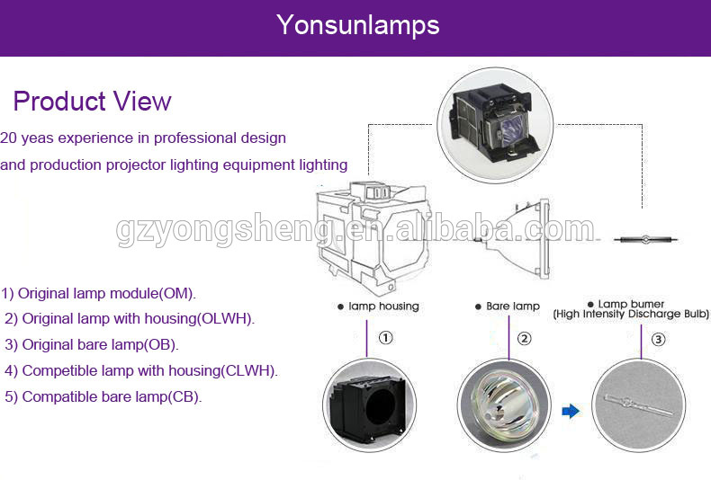 200w led projector light TLP-LV10 projector original lamps