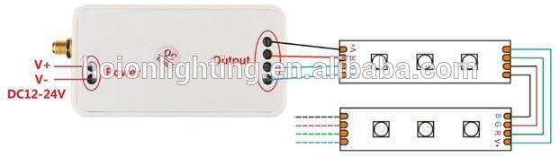 Mini LED Wifi Controller,RGB,Dimmable Led Strip Light Wifi Controller,12V 24V 12A Controlled by Android,IOS smartphone