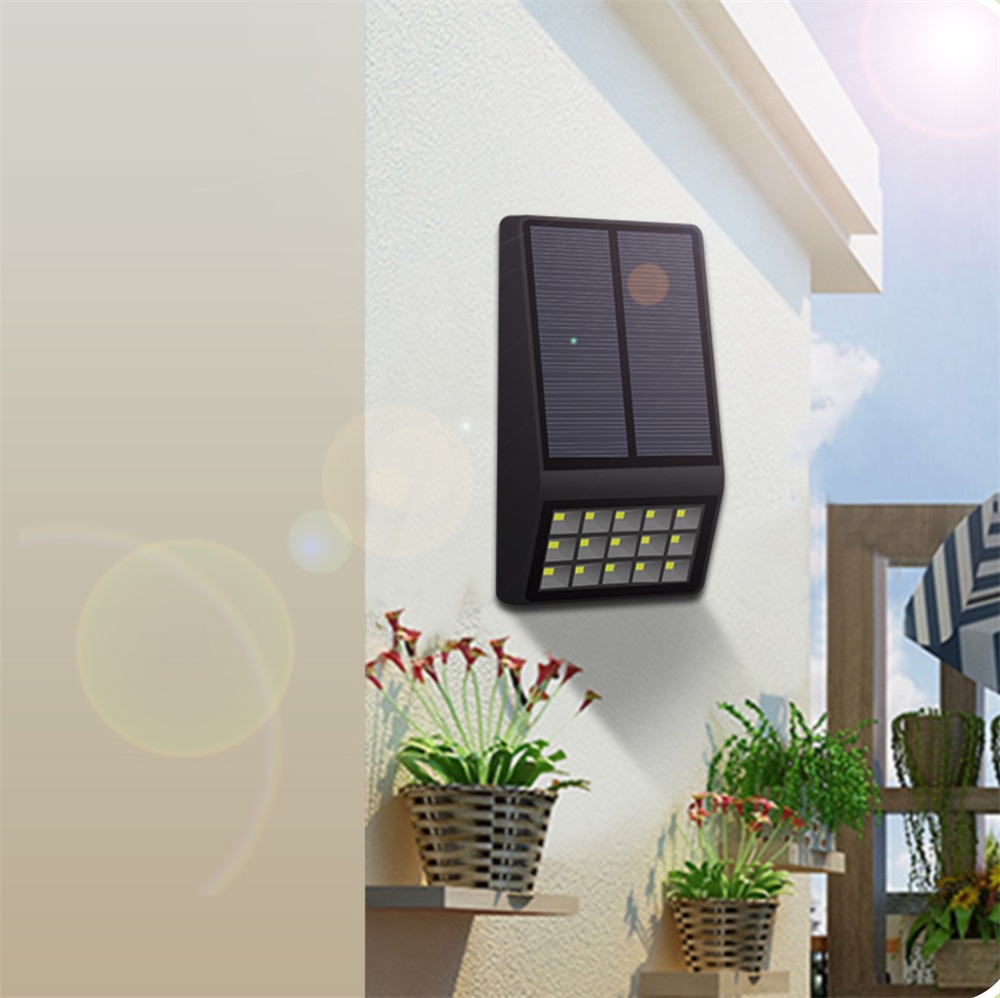 Hooree SL-860A three gears mode constant light dusk to dawn outdoor solar wall lights