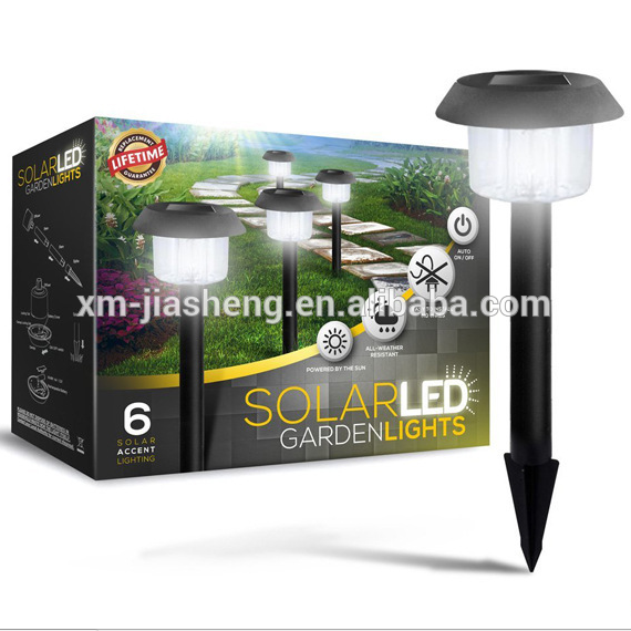 Super Bright outdoor solar powered lawn lamp,decorative garden pathway light