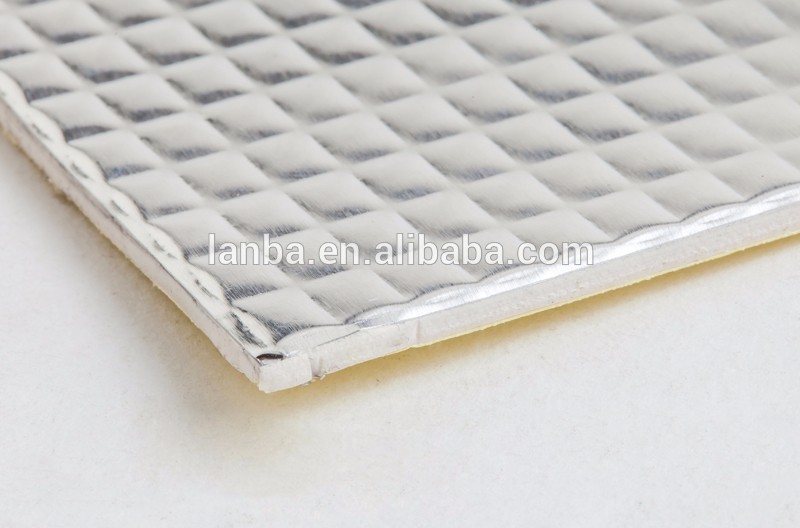 Multi layers combine foam and butyl car sound dampening material