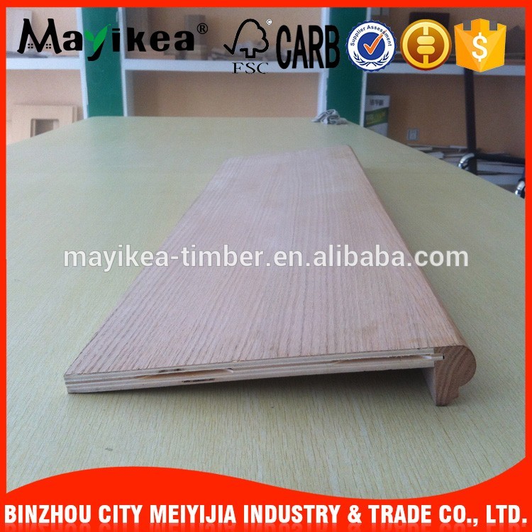 Can be customized High quality solid wood / composite stair tread