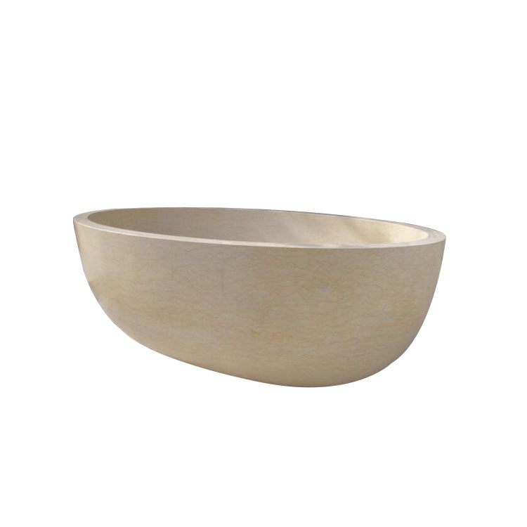 Hot Sale Round freestanding Marble Bathtub