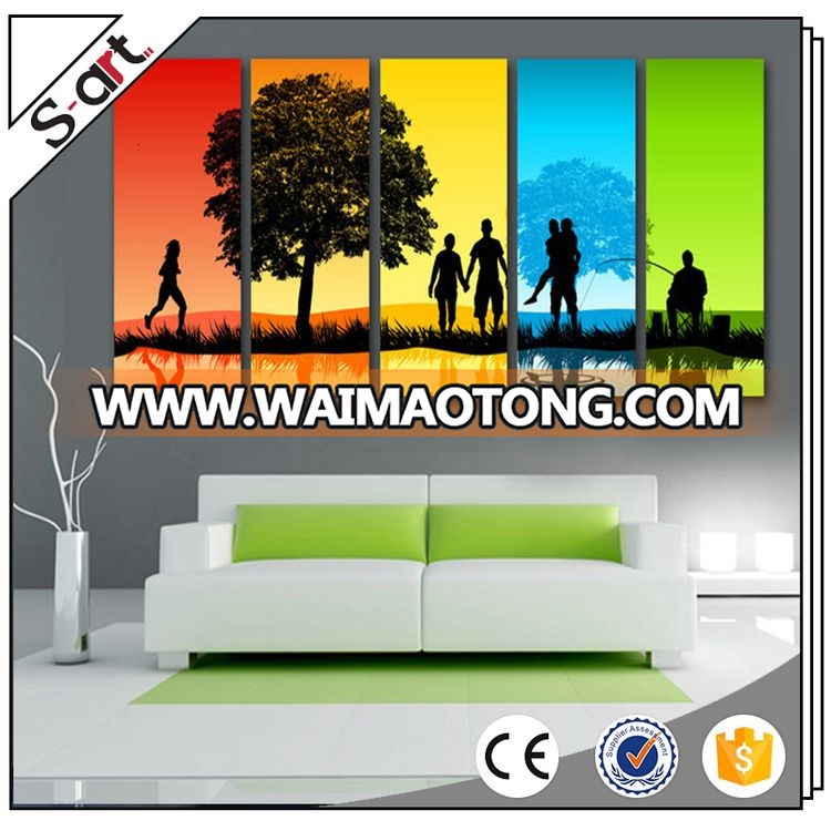 Promotional high tensile group framed canvas printings