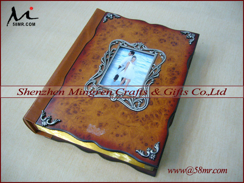 leather fabric linen photo book album storage Bag