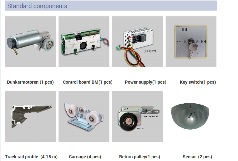 Caesar brand high quality ES200 automatic door operator from China manufacturer