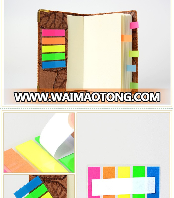 colorful PET page marker,adhesive sticky note in shenzhen