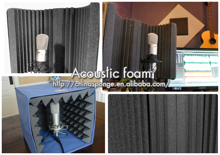 Amazon Wedge 1inches Studio Soundproofing Foam Wall Tiles with Self adhesive