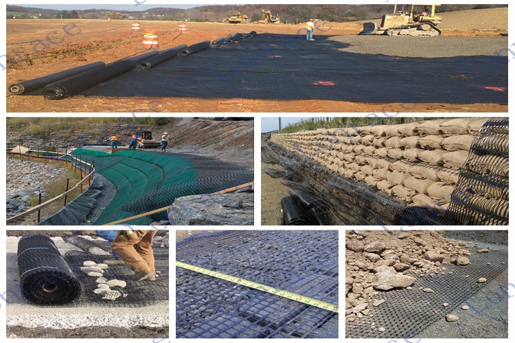 China Fiberglass Geogrid; Bitumen Coated Fiberglass Geogrid