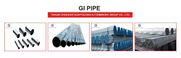 SS-014 Tianjin Shisheng Schedule Scaffolding Pre-galvanzied Schedule 40 Steel Pipe