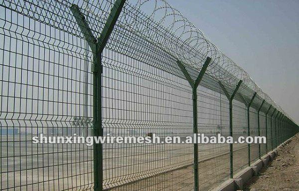 2016 hot sale 3d cheap green wire mesh fence panels fasteners