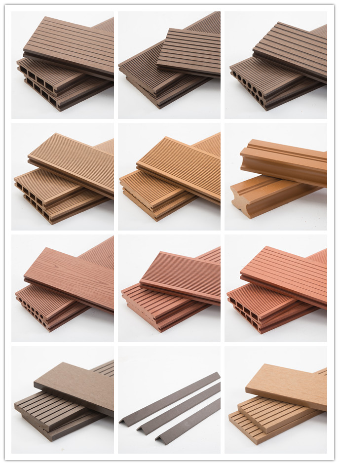 Wood type engineering exterior wood plastic composite WPC wall cladding panel/wpc wall panel