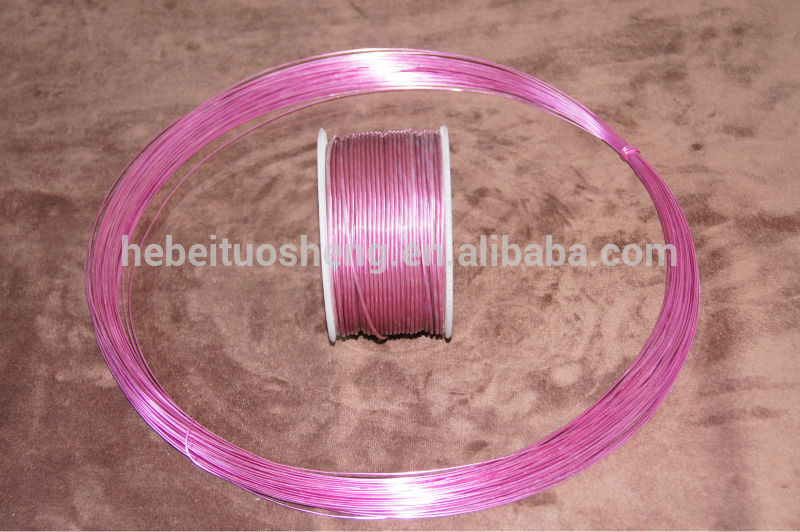 2mm craft color aluminum wire,aluminum colored wires,Coated aluminum wire