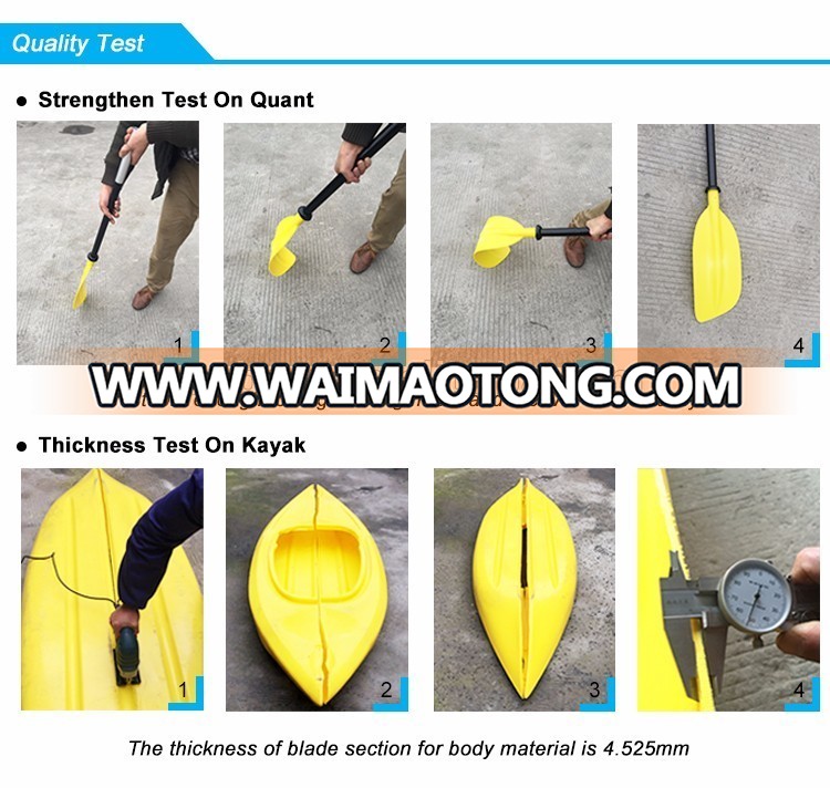 High quality LLDPE Double seats sit on top touring kayak-2person