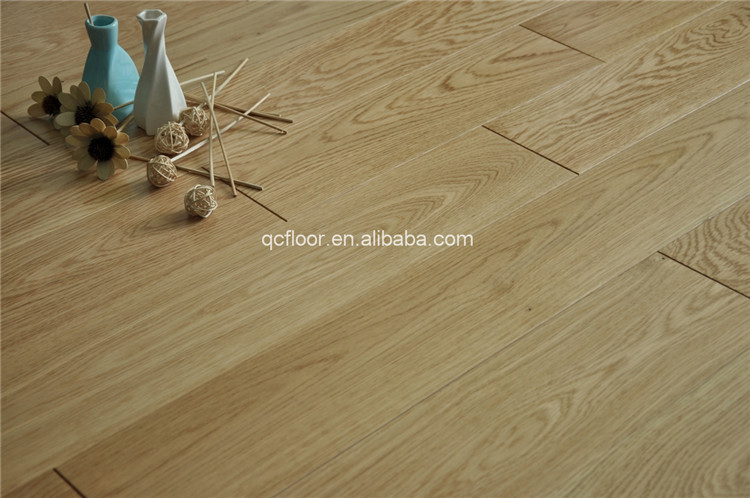 Hot Sale Indoor Materials Natural Oak Solid Wood Flooring