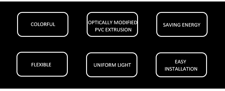 IP68 Waterproof 24V Led Neon Flex RGB