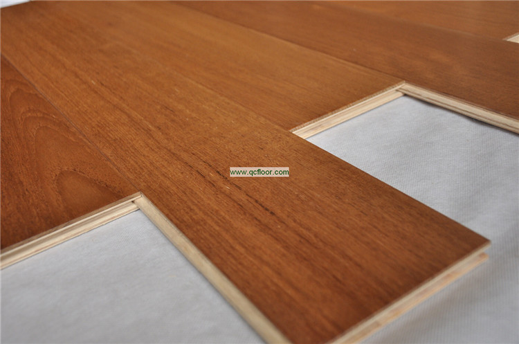 Water-Proof Burma Teak Natural engineered wood flooring