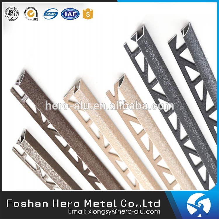 High Performance Aluminum Ceramic Tile Corner Round Edge Trim