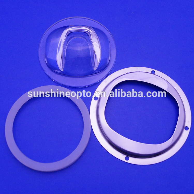 20W Glass LED LENS 66MM Diameter Glass Lens