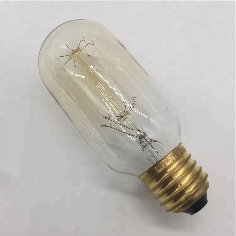 China Top Manufacturer Edison Bulb T45 Incandescent Filament Vintage Light Lamp