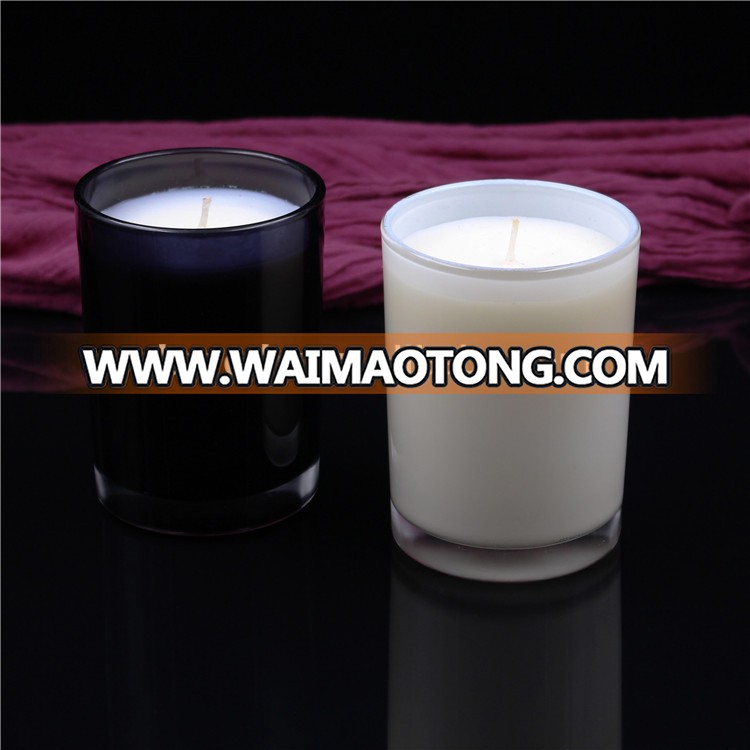 BOYE wholesale custom luxury matt black scented soy wax candle