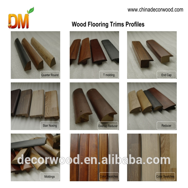 Engineered solid wood flooring accessories flooring molding