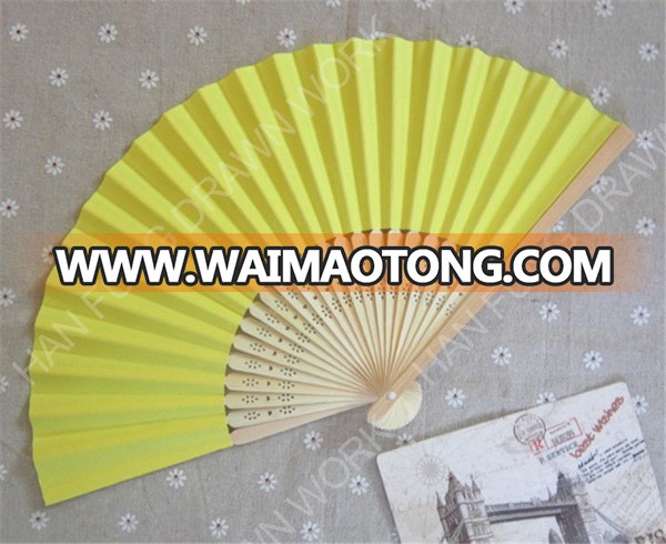 customized wedding paper japanese folding fan