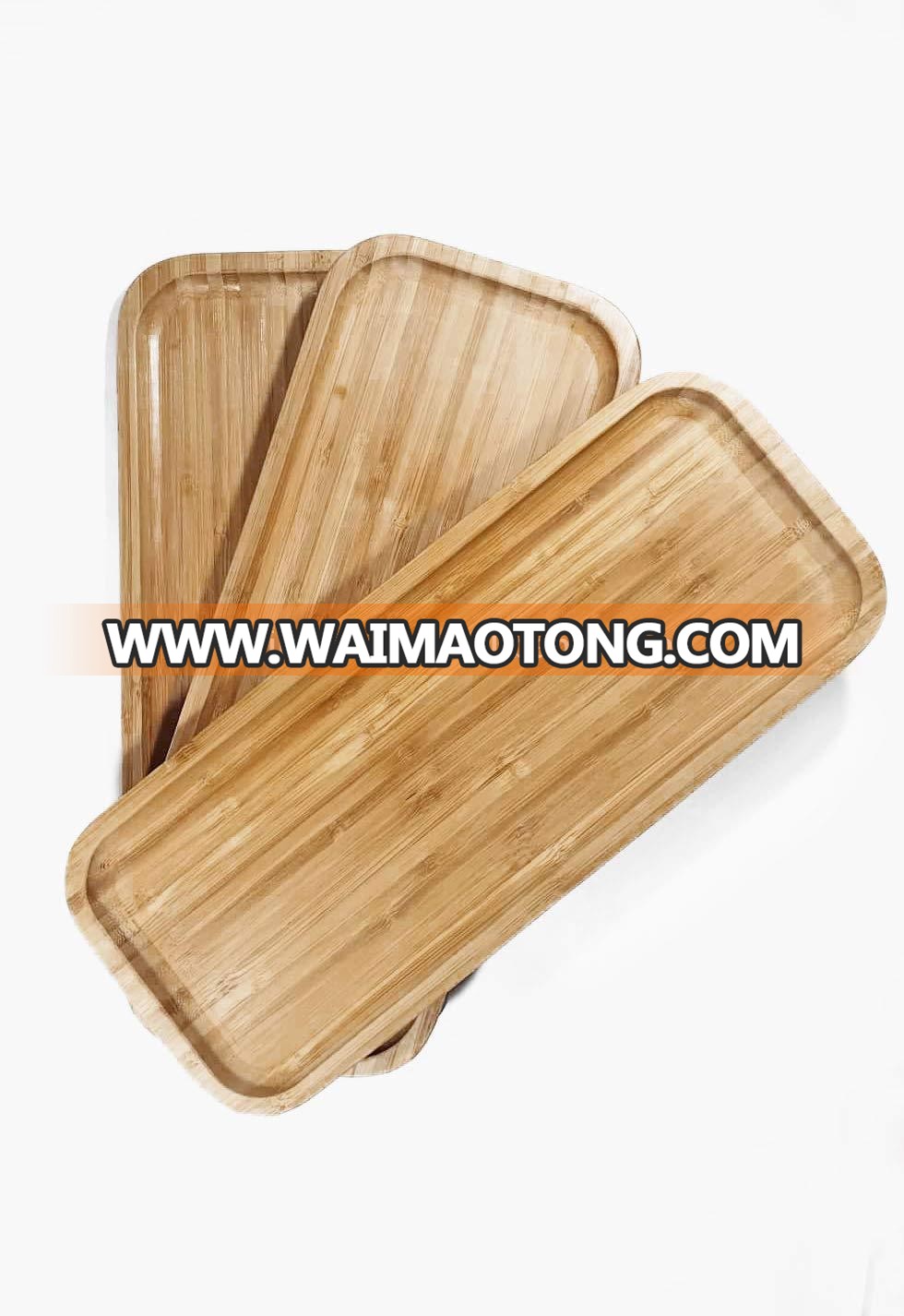 Eco-friendly Bamboo Serving Platter Board Bamboo Serving Tray