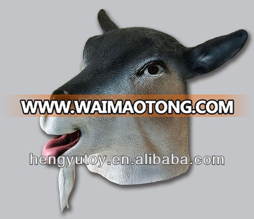 Wholesale Masquerade Mask(Full Head Cosplay,Party,Costume,Carnival,Ball Mask) Hot-selling Realistic Latex Goat Mask