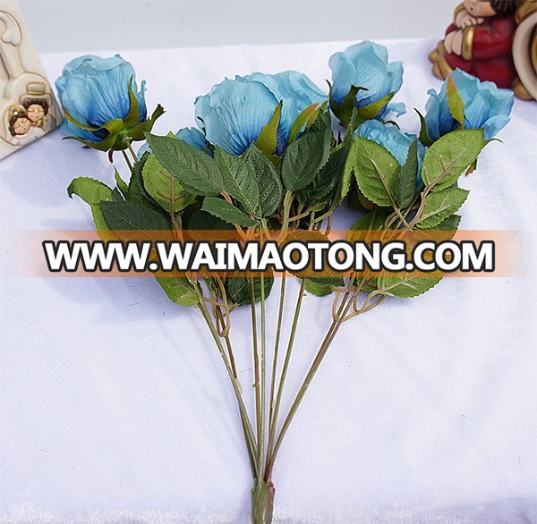 New style 9 heads artificial diamond rosebud for wedding decoration