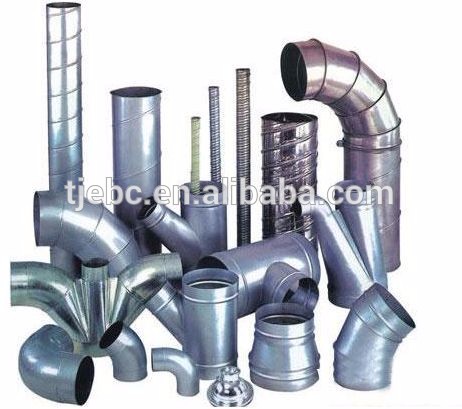 Air duct square air pipe for HVAC system ductwork custom products