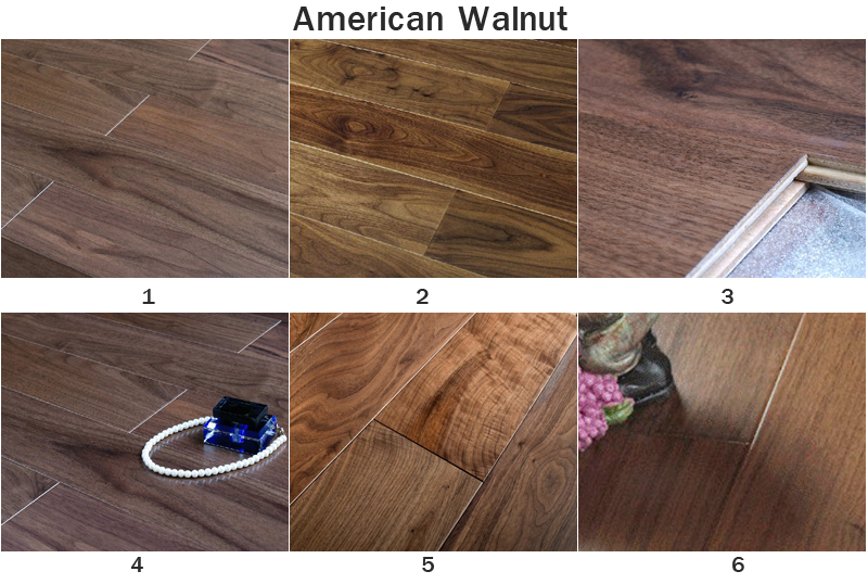 Quality ABCD Grade 12/2*150*RL or 1200 mm Fixed Length Walnut Timber Flooring