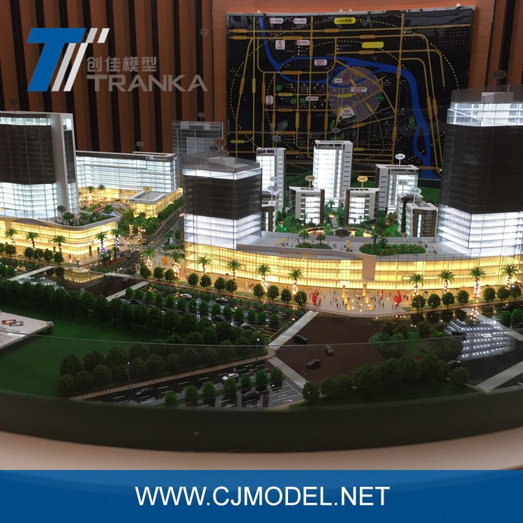 Commercial 3D maquette famous building model , building scale model maker