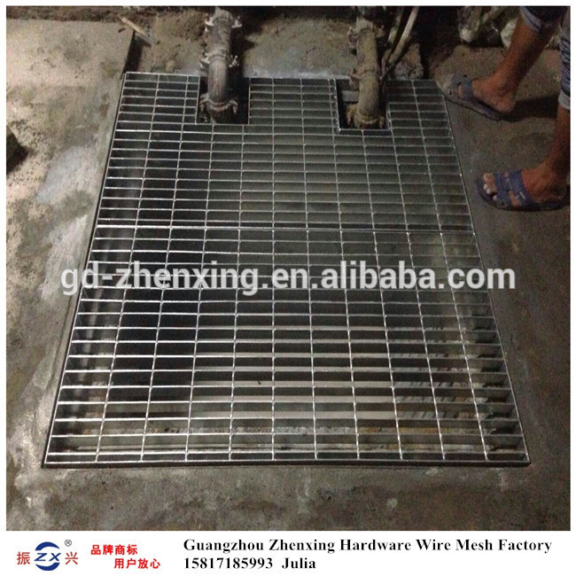 Factory direct wholesale hot dipped galvanized sidewalk drain grates ZX-GGB46