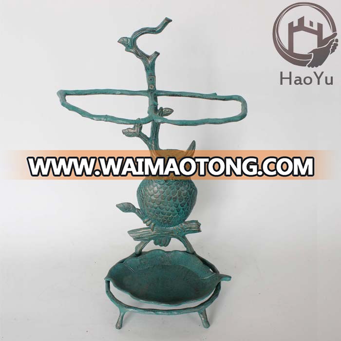 Custom-made decorative metal art indoor antique cast iron umbrella stands